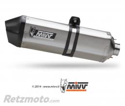 Silencieux MIVV Speed Edge inox/casquette carbone Triumph Tiger 1200 Explorer