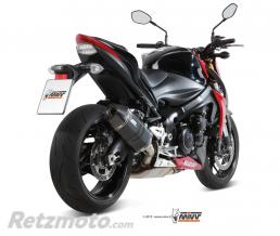 Silencieux MIVV Speed Edge inox bross� noir Suzuki GSX-S1000