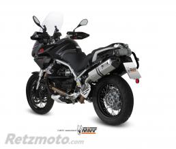 MIVV Silencieux MIVV Speed Edge inox/casquette carbone Moto Guzzi Stelvio