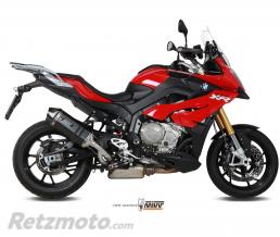 Silencieux MIVV Speed Edge inox bross� noir position haute BMW S1000XR