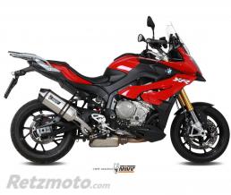 Silencieux MIVV Speed Edge inox casquette carbone position haute BMW S1000XR