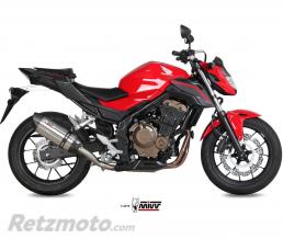 Silencieux MIVV Suono inox casquette carbone Honda CB500F