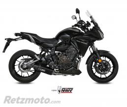 MIVV Silencieux MIVV Speed Edge inox noir casquette carbone Yahaha MT-07