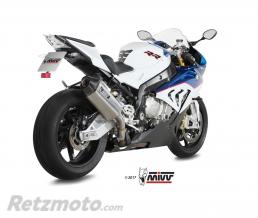 Silencieux MIVV Speed Edge inox/casquette carbone BMW S1000RR
