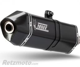 Silencieux MIVV Speed Edge inox noir/casquette carbone BMW S1000RR