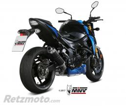 Silencieux MIVV GP carbone/casquette inox Suzuki GSX-S750