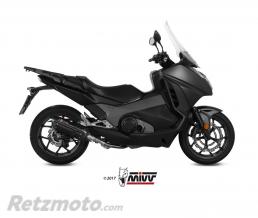 Silencieux MIVV Suono inox noir/casquette carbone Honda integra 750