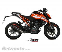 MIVV Silencieux MIVV Suono inox noir/casquette carbone KTM 125 Duke