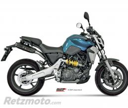 Silencieux MIVV Suono inox noir/casquette carbone Yamaha MT-03