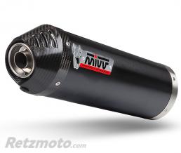 MIVV Silencieux MIVV Oval inox Steel Black/casquette carbone Suzuki Burgman 400