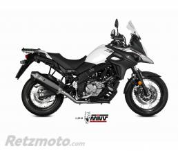 MIVV Silencieux MIVV Speed Edge inox noir/casquette carbone Suzuki DL650 V-Strom