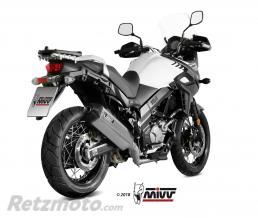 Silencieux MIVV Speed Edge inox/casquette carbone Suzuki DL650 V-Strom