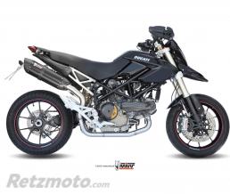 MIVV Silencieux MIVV Suono inox noir/casquette carbone Ducati Hypermotard/Evo 1100