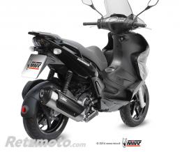 Ligne compl�te MIVV Urban catalys�e inox bross�/abs noir Gilera Runner 125/200
