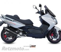 Ligne compl�te MIVV Stronger acier noir/casquette carbone Kymco XCiting 300