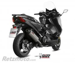 Ligne compl�te MIVV Oval titane silencieux titane/casquette carbone Yamaha T-Max 530