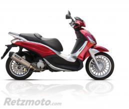 YASUNI Echappement YASUNI Scooter 4 inox Look Titane/casquette noire