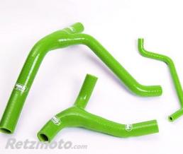 SAMCO SPORT Durites de radiateur SAMCO kit transformation Y vert - 4 durites Kawasaki KX250F