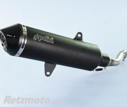 Silencieux POLINI Maxi-Scooter alu noir/casquette alu Yamaha X-Max 400